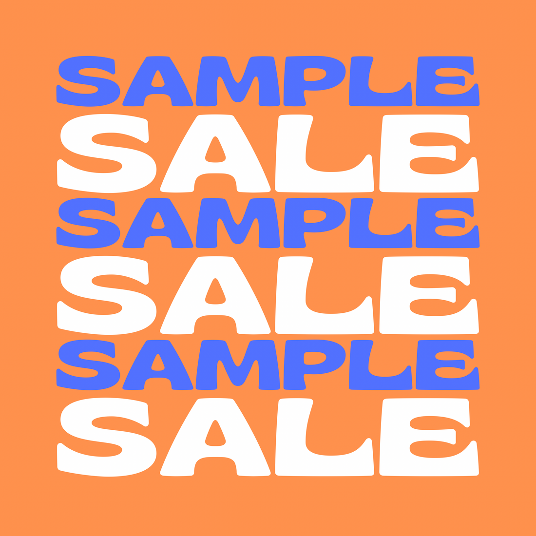 Sample sale of items we use on a tiktok live