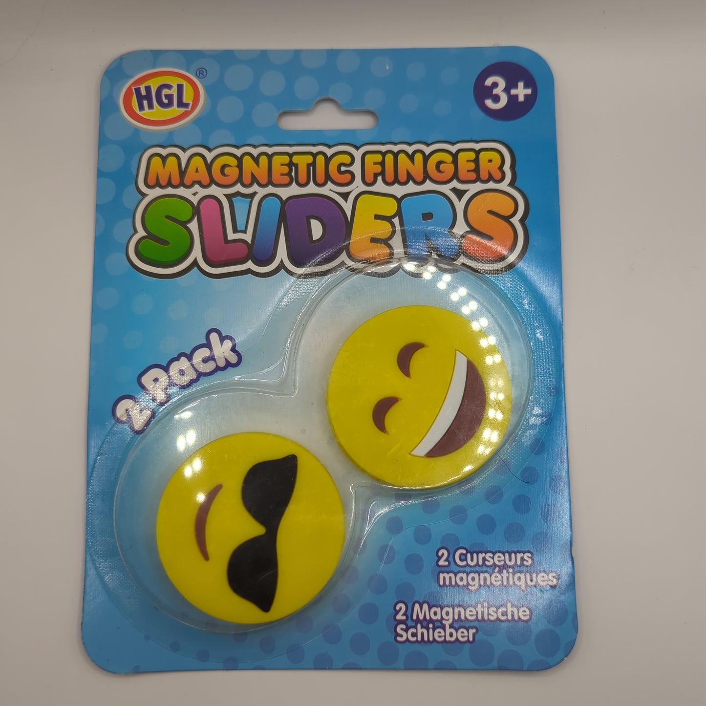 Magnetic finger sliders