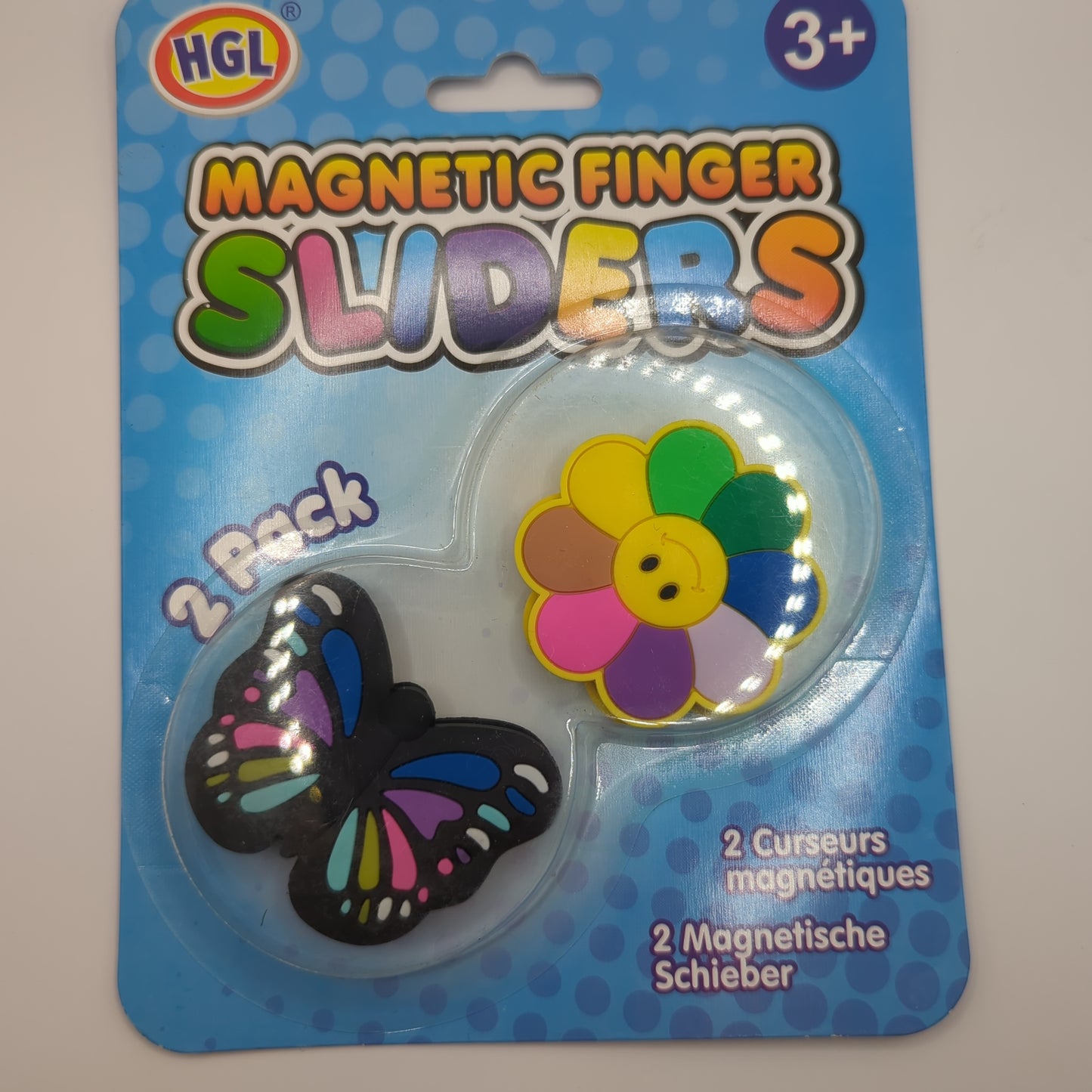 Magnetic finger sliders