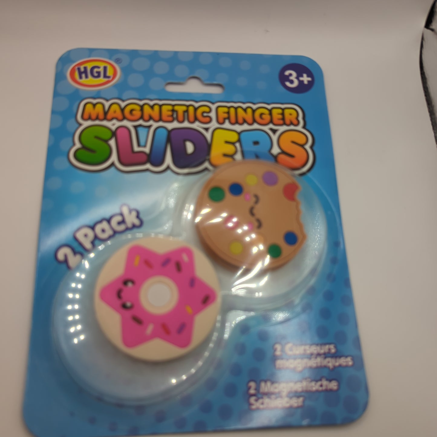 Magnetic finger sliders