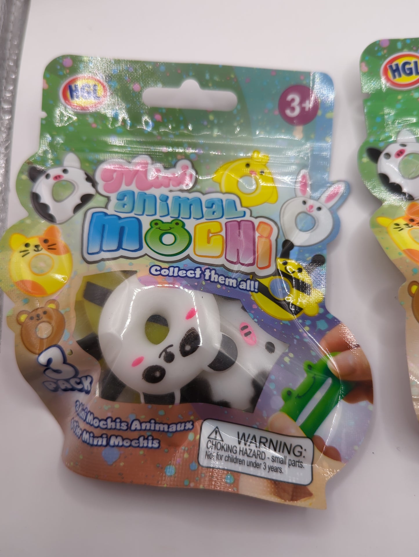 Mini animal mochi pack of 3