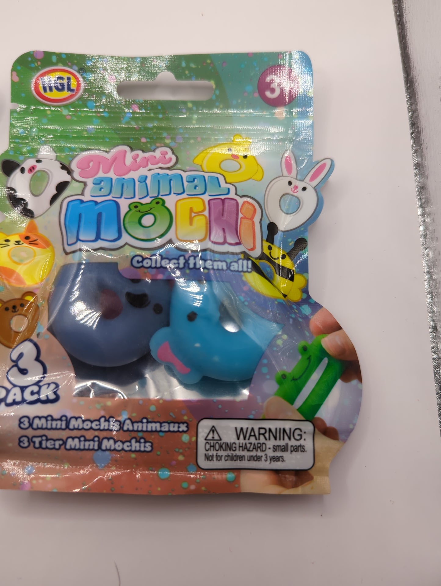 Mini animal mochi pack of 3