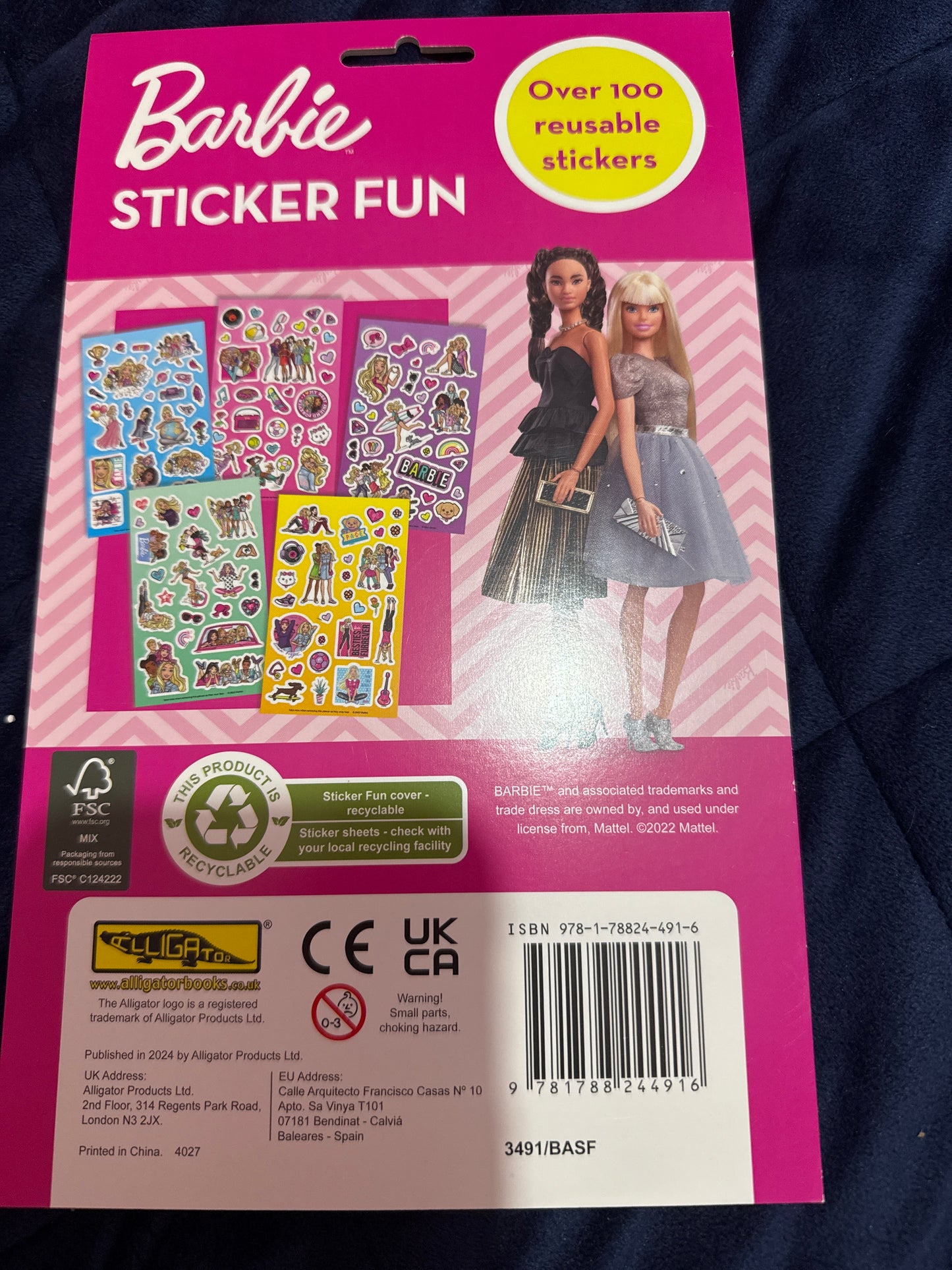 Barbie foil art picture set and stickers