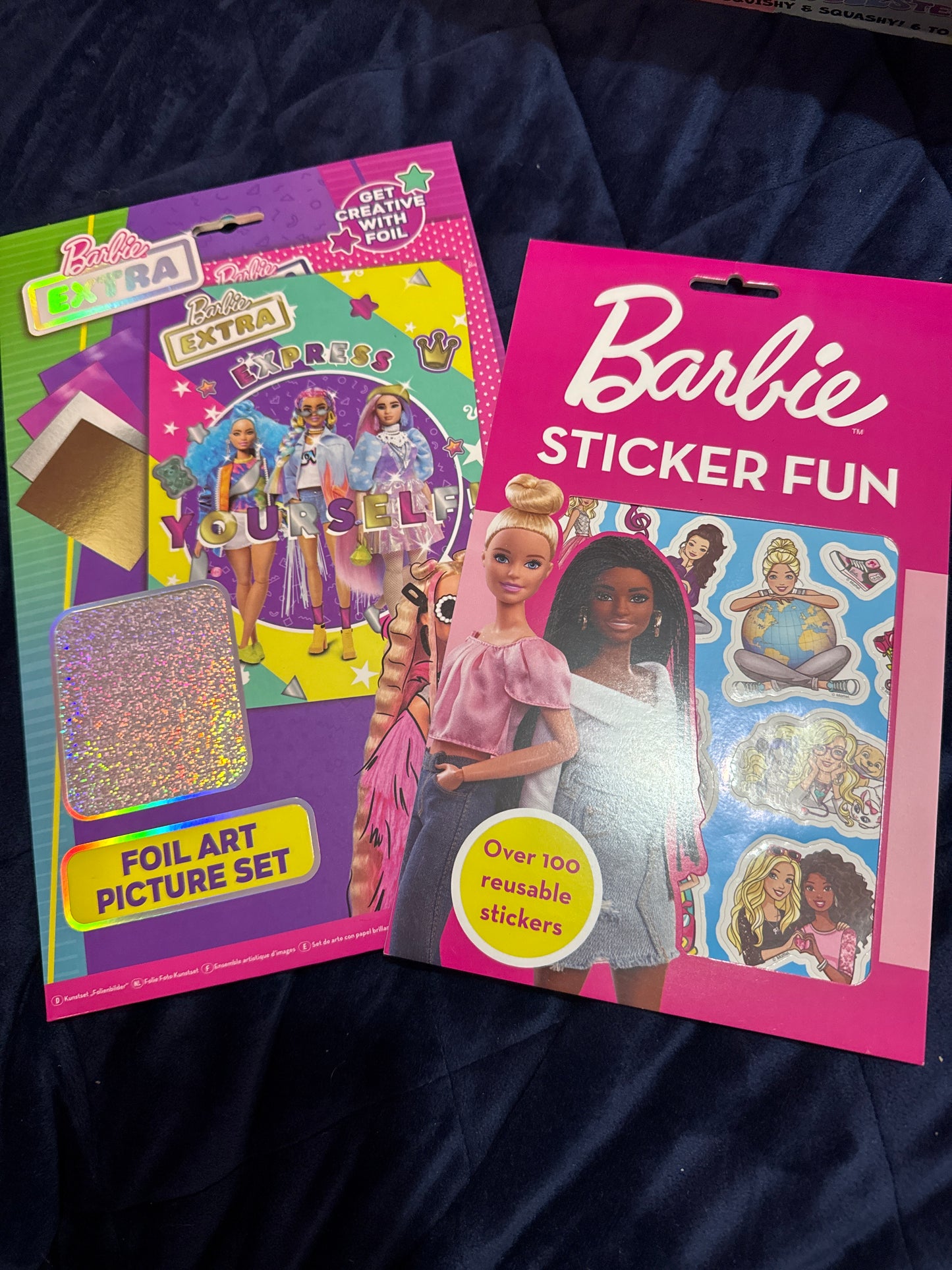 Barbie foil art picture set and stickers