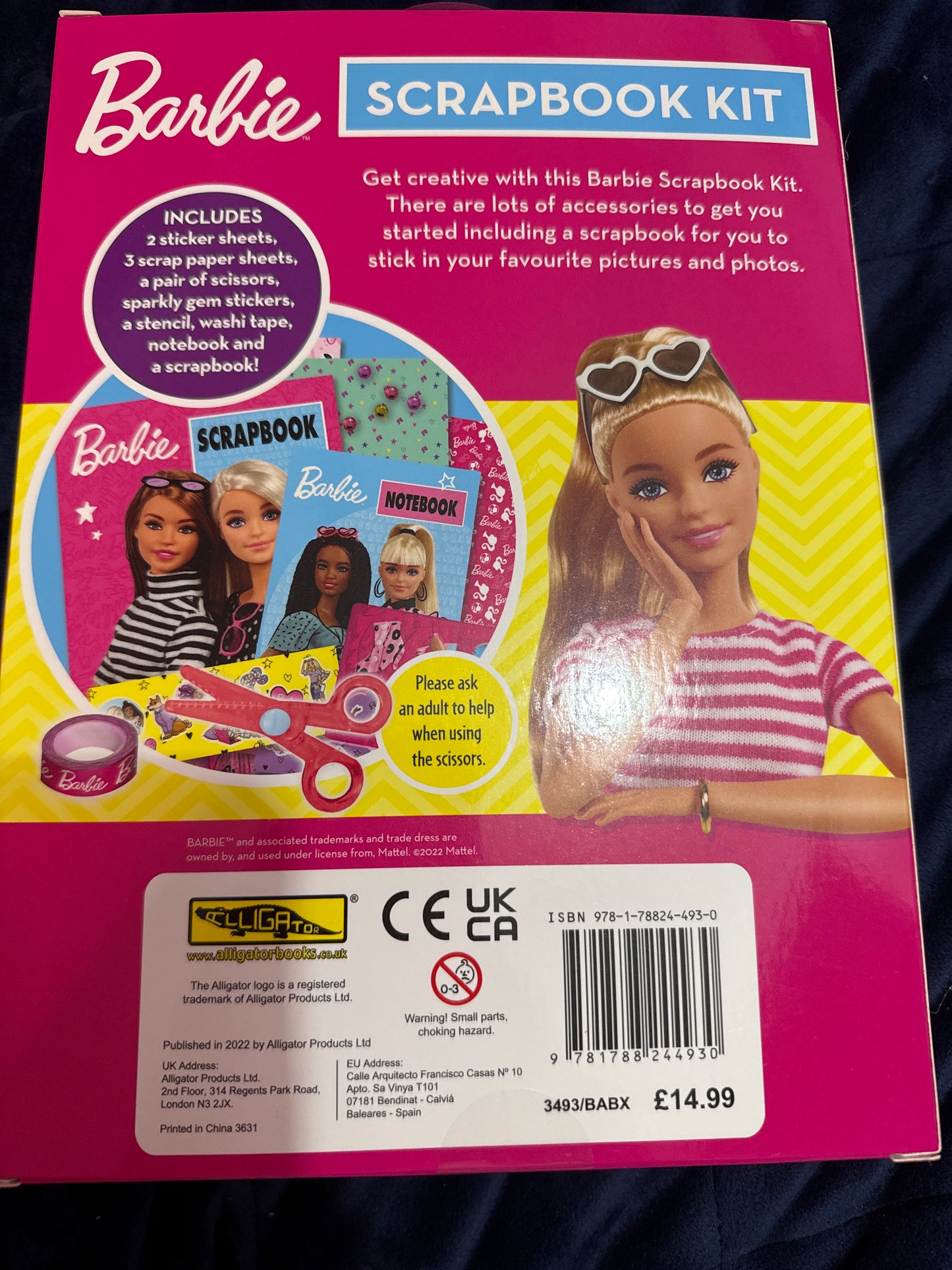 Barbie scrapbook kit