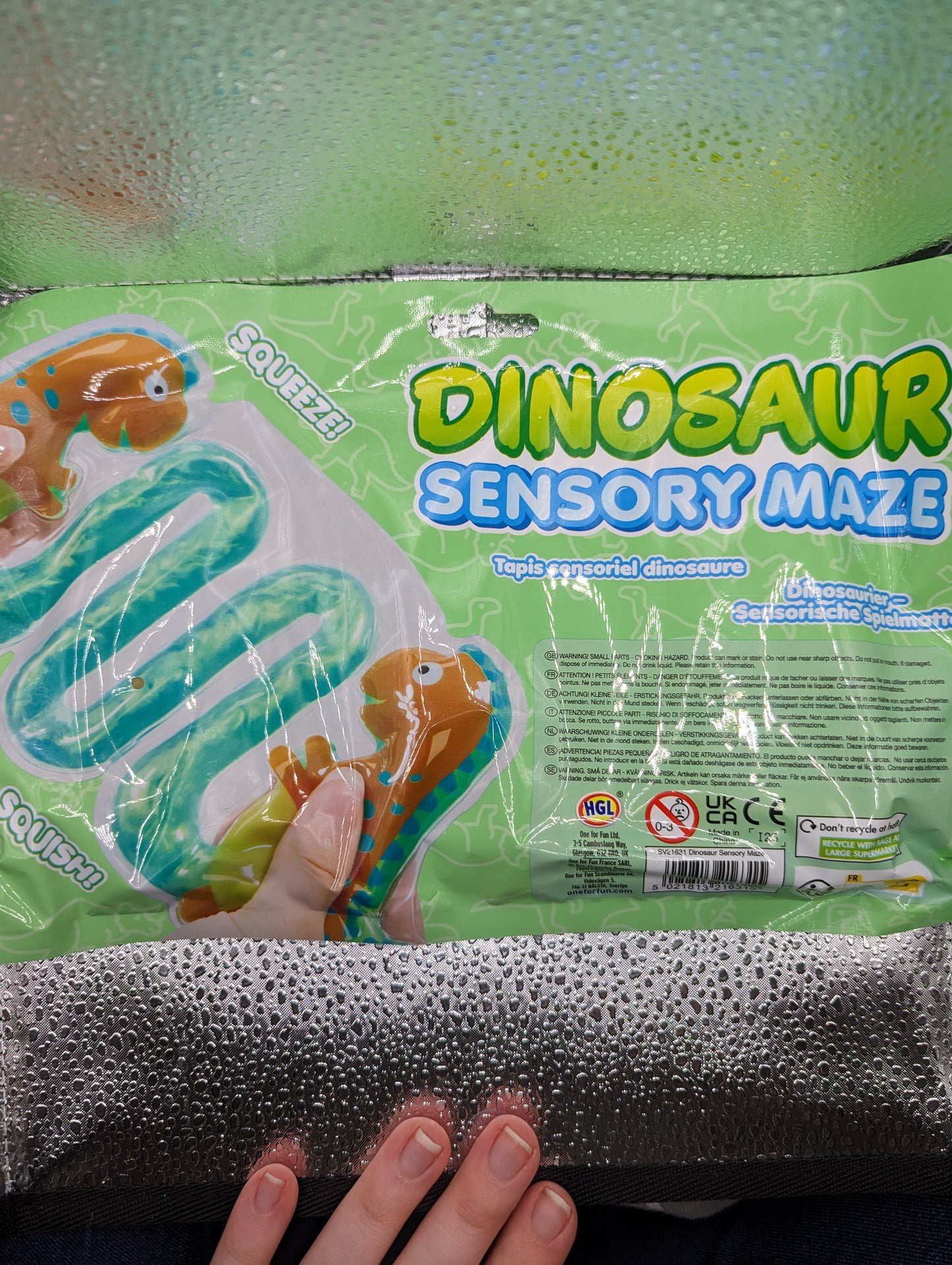 Dinosaur sensory maze