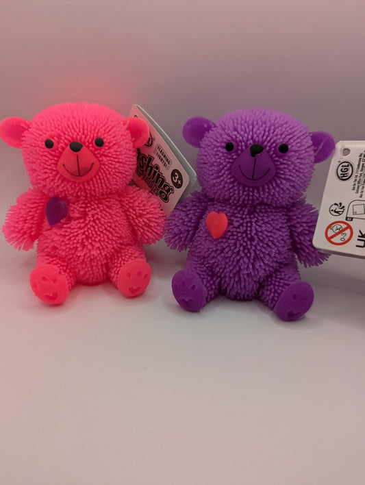 Flashing squidgy teddies