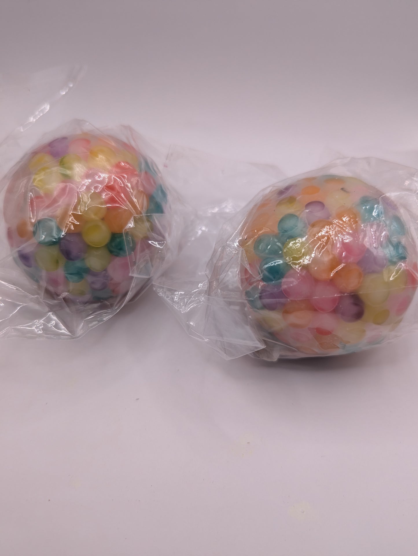 Squishy orbeez rainbow balls