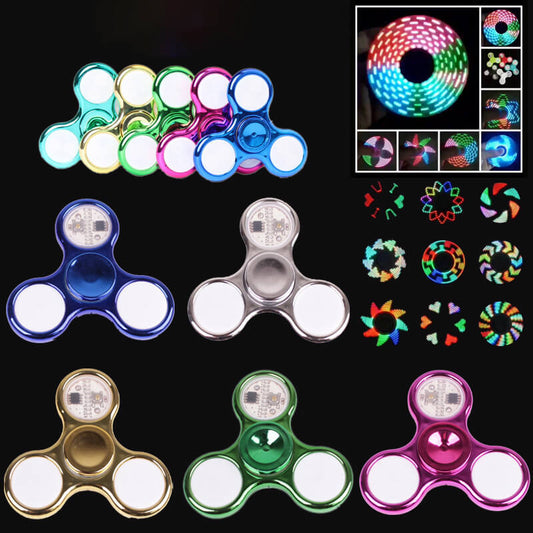 Light up fidget spinner