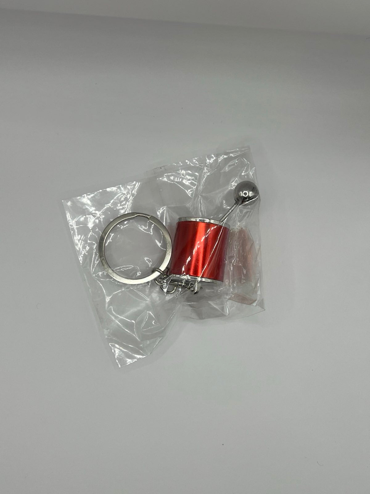 Keychain gear stick